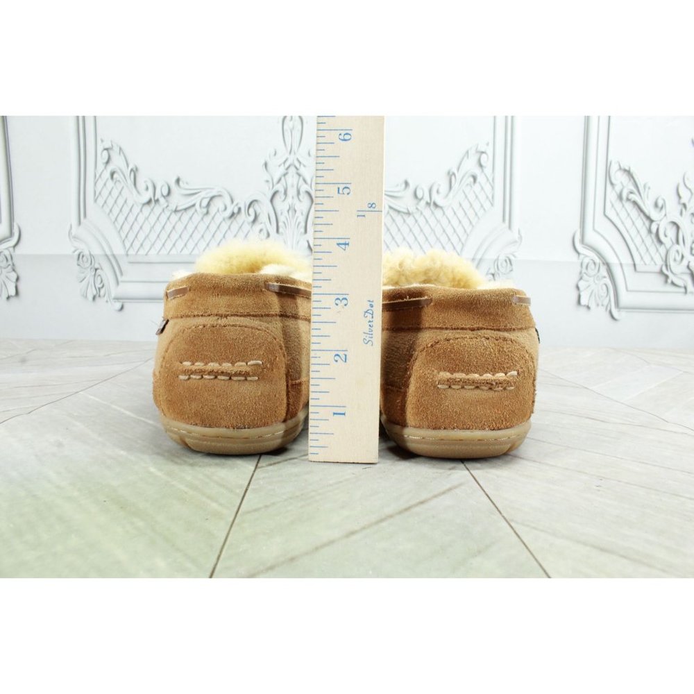 LL Bean Brown Suede Wicked Good Original Moccasin Slippers Size 9 M - Picture 8 of 9